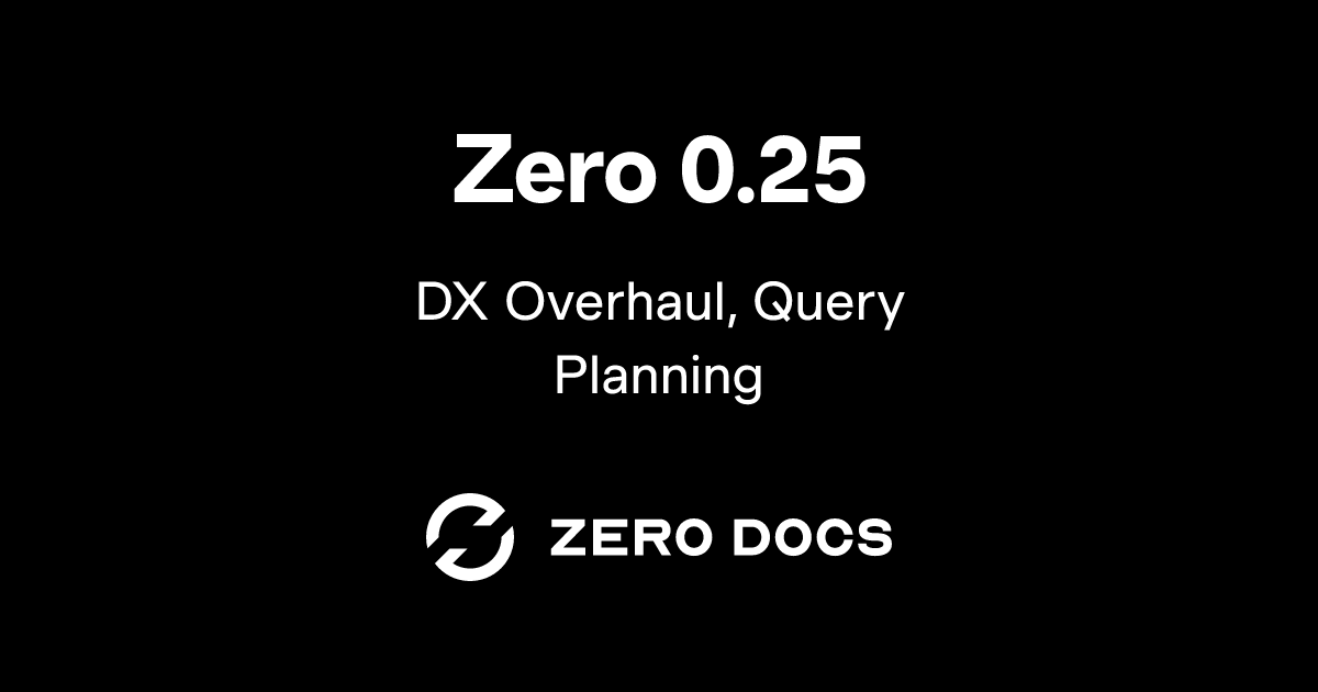 Zero 0.25